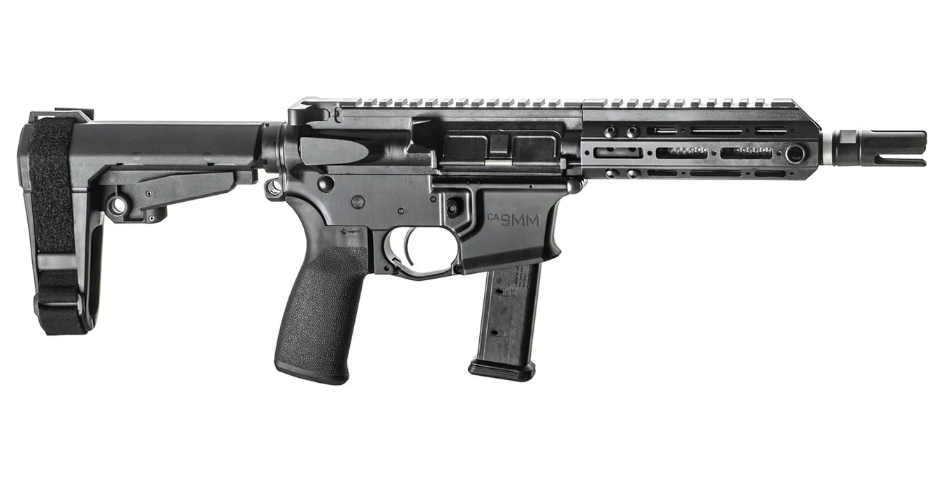 Christensen Arms CA9MM 9mm AR-Style Pistol with Carbon Fiber Barrel SBA3 Pistol Brace 1 A1