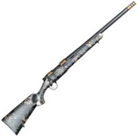 Christensen Arms Ridgeline FFT 6mm Creedmoor Burnt Bronze Cerakote Carbon with Green and Tan Accents Bolt Action Rife - 24in